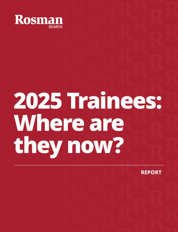 2025 Trainees Report Cover